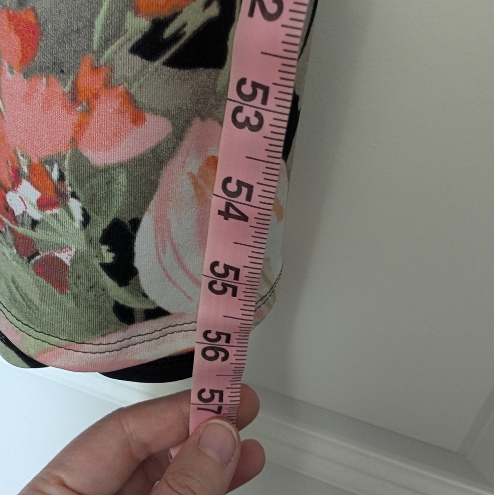 Shelby & Palmer Women's Size 12 Black/Multi Floral Maxi Dress - Picture 8 of 12